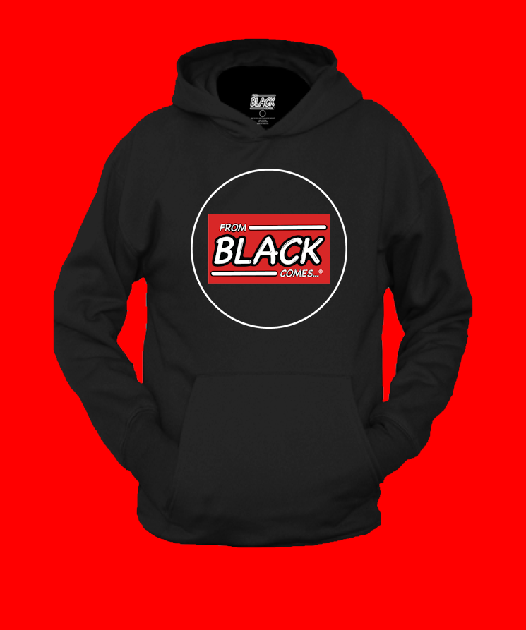 From Black Comes® White Circle Logo Branded Adult Pullover Hoodie